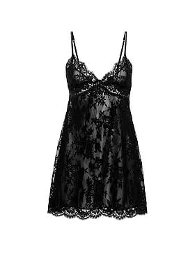 Twinkle Strap Lace Mini Slip Dress