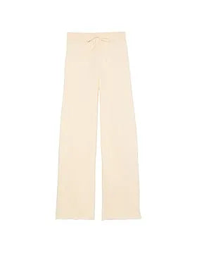 Luxe Crème Knit Lounge Pants
