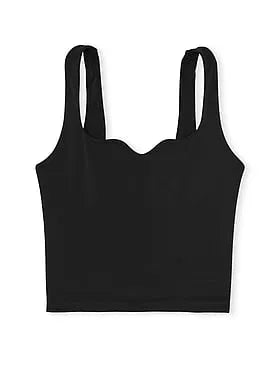 Soft Seamless Notched Tank Top