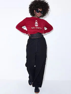 Campus Fleece⢠Wide-Leg Cargo Sweatpants