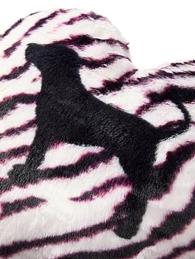 PINK Dog Heart Throw Pillow