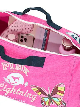Retro PINK Duffle Bag