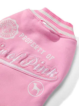PINK Pup Pet Varsity Jacket