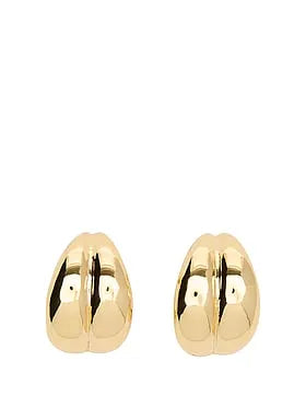 Small Gold Twisted Hoop Earrings
