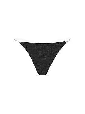 Logo Cotton Scoop Thong Panty