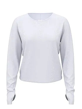 VSX Drapey Knit Long-Sleeve Open-Back Tee