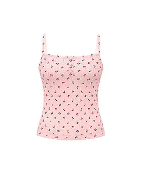 Pointelle Henley Cami