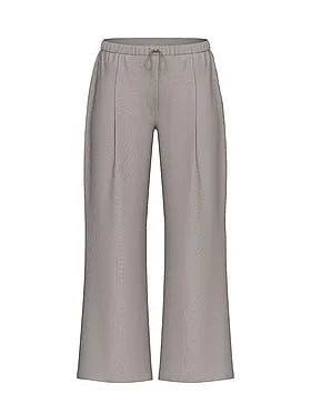 Satin Pull-On Trouser Pants