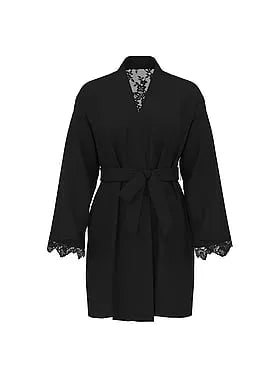 Chiffon & Lace Short Robe