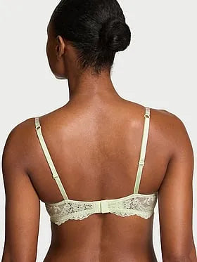 Twinkle Silver Lace Lightly Lined Demi Bra