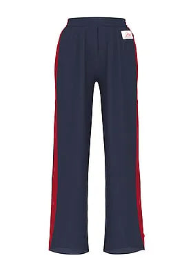 Mesh Wide-Leg Pants