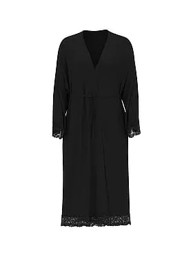 SoSoft⢠Modal Lace-Trim Robe