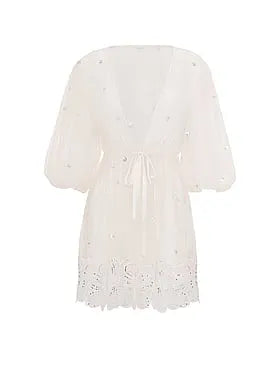 Atelier x Victoria's Secret Bridal Embellished Tulle Short Robe