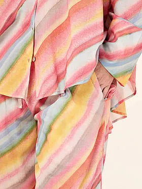 Sophie Stripe Full-Length Cotton PJ Set