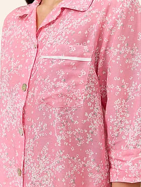 Cheri Blossom Crop PJ Set