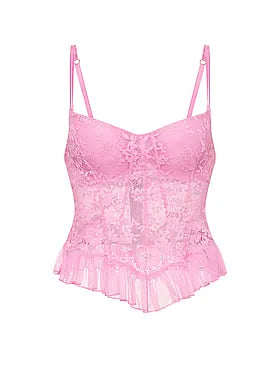 Dare to Dream Lace Ruffle Bra Top
