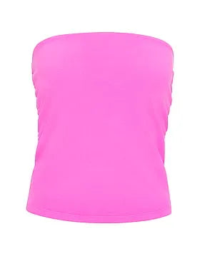 All-Day Cotton⢠Side-Ruched Tube Top