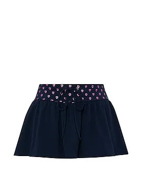 All-Day Cotton⢠Foldover Flirty Mini Skort