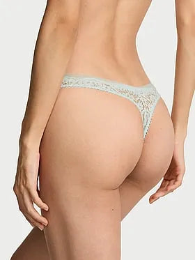 Lace & Mesh Thong Panty
