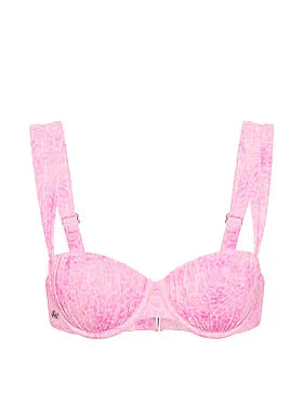 Ruched Push-Up Balconette Bikini Top
