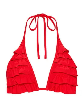 Ruï¬e Triangle Bikini Top