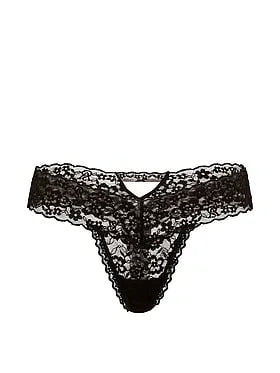 Lace Keyhole Thong Panty