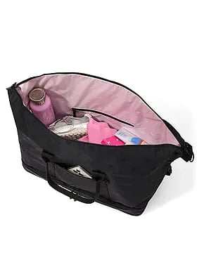 Satin Nylon Travel Duï¬e Bag