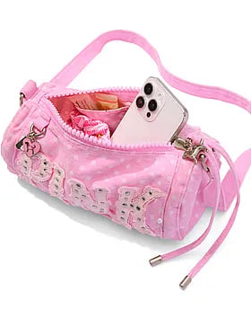 Canvas Rolled Duffle Shoulder Bag