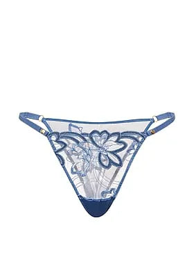 Denim Embroidery Brazilian Panty