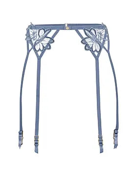 Denim Embroidery Garter Belt