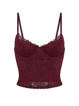 PINK Wink⢠Lightly Lined Scoop Corset Top