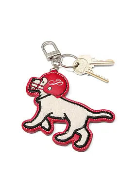 Game Day Dog Keychain Charm