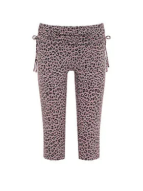 PINK Relay⢠Side-Ruched Foldover Capri Legging