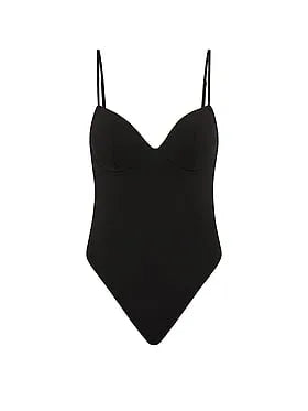 Push-Up Satin Bodysuit