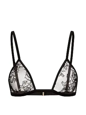 Rose Lace Triangle Bralette