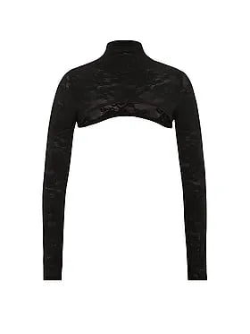 VSX Lace Mock-Neck Shrug