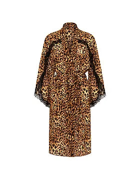 Chiffon & Lace Midi Robe