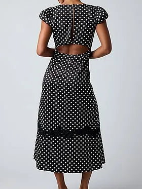 Clarke Polka Dot Midi Dress