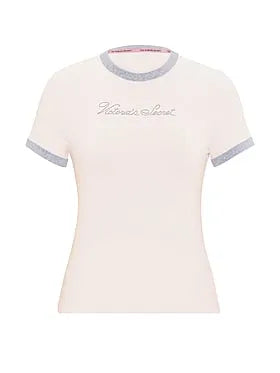 Stretch Cotton Ringer Tee