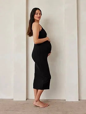 Sculpting Rib Midi Dress