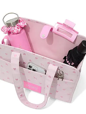 PINK | Elle Jacquard Dog Carrier