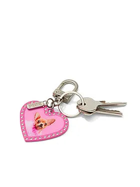 PINK | Elle Picture Frame Keychain Charm