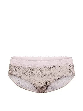 Cotton Lace-Trim Hiphugger Panty