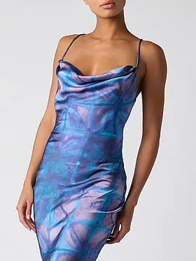 Bronte Cowl Neck Maxi Dress