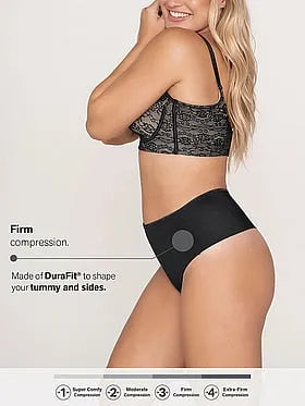 Moderate Compression Seamless Thong Contouring Panty