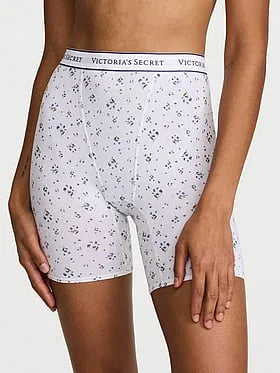 Logo Cotton High-Waist Boxer Brief