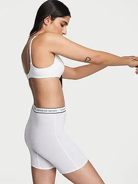 Logo Cotton High-Waist Boxer Brief