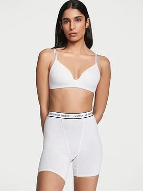 Logo Cotton High-Waist Boxer Brief