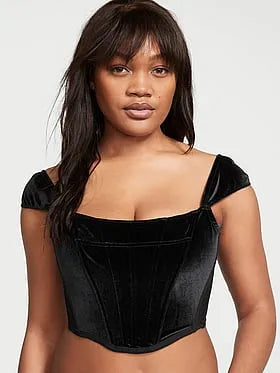 Velvet Corset Top