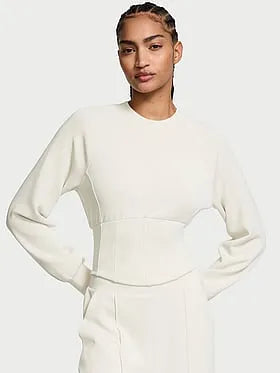 VSX Featherweight Knit Corset Crewneck